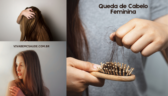 Causa da queda de cabelo feminino